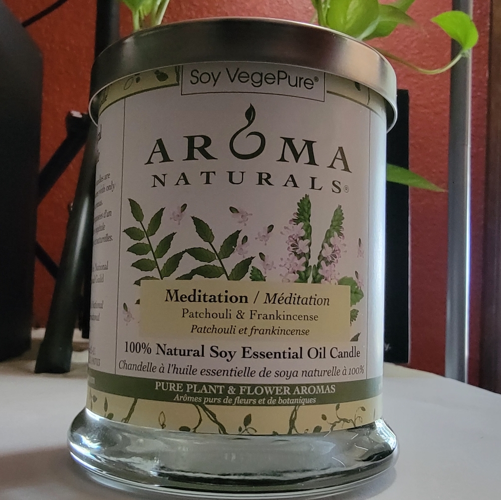 Aroma Naturals - Meditation - 100% Natural Soy Essential Oil Candle